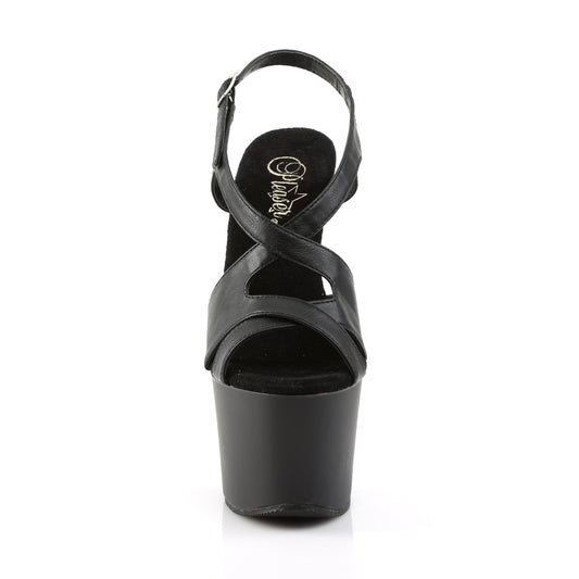 【PLEASER】SKY-330 シューズ Blk Faux Leather/Blk Matte【取寄】