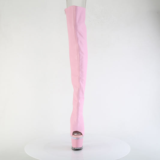 【PLEASER】SPECTATOR-3030 プラットフォームシューズ B. Pink Faux Leather/Clr-B. Pink Ma【取寄】