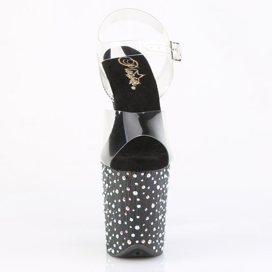 【PLEASER】STARDANCE-808 シューズ Clr/Blk-Slv Multi RS【取寄】