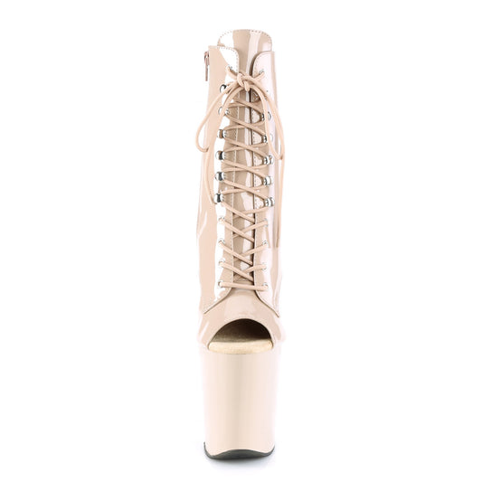 【PLEASER】XTREME-1021 シューズ Nude Pat/Nude【取寄】