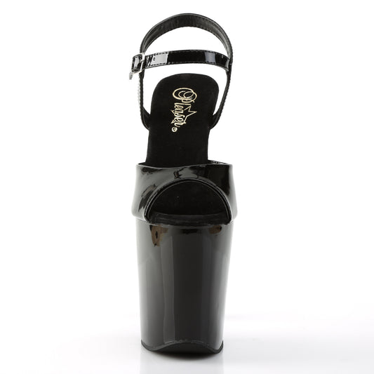 【PLEASER】XTREME-809 プラットフォームシューズ Blk Pat/Blk【取寄】