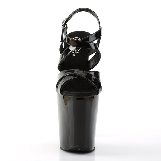 【PLEASER】XTREME-872 シューズ Blk Pat/Blk【取寄】