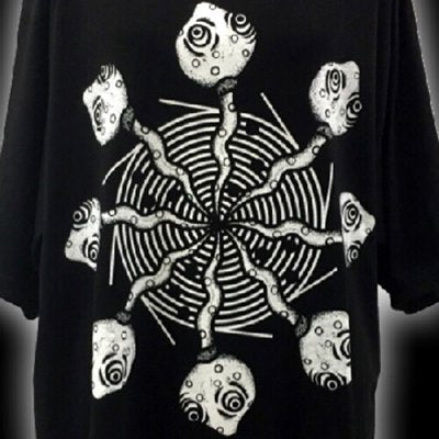【FAR STAR】BIG フィッシュテイルTシャツ(メト総選挙T/スペルマタトゥー)