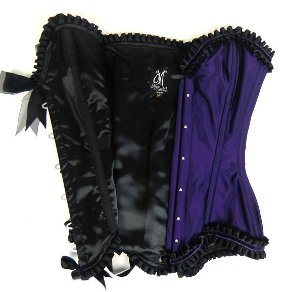 Overbust Corset - HELENA PURPLE