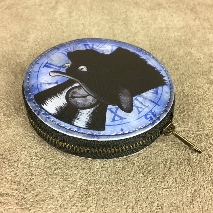 STEAMPUNK CAT/RAVEN COIN CASE