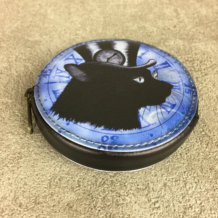 STEAMPUNK CAT/RAVEN COIN CASE