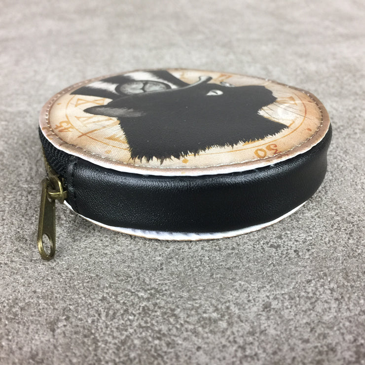 STEAMPUNK WOLF/CAT COIN CASE