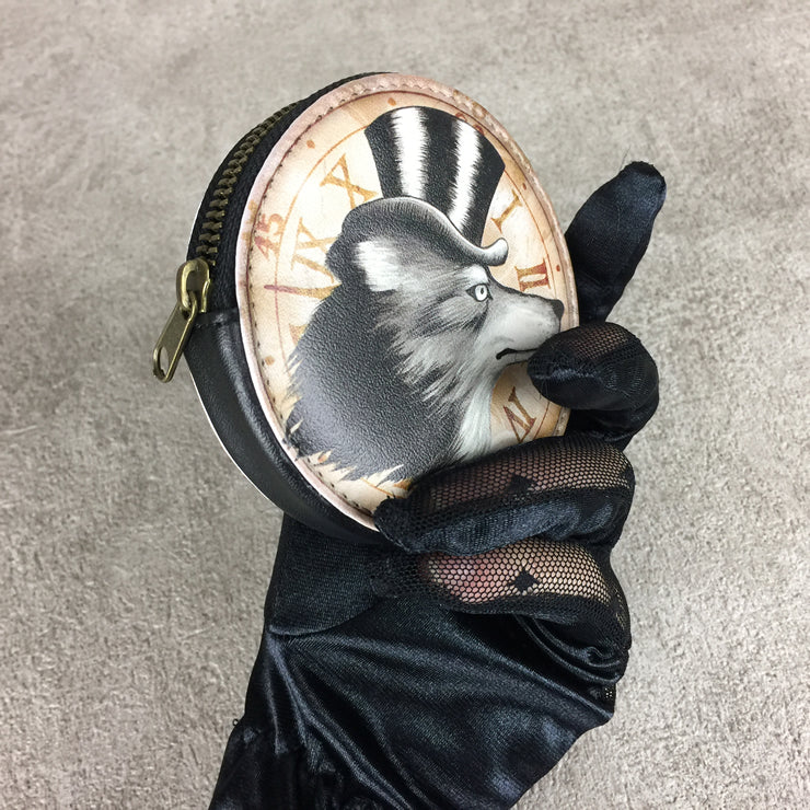 STEAMPUNK WOLF/CAT COIN CASE