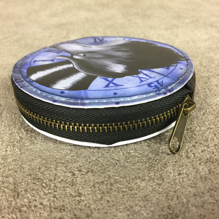 STEAMPUNK WOLF/RAVEN COIN CASE