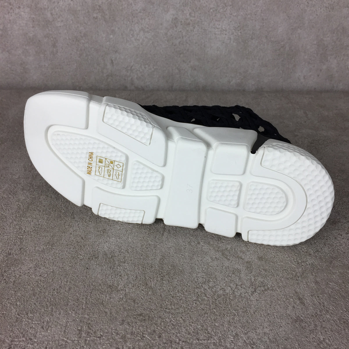 FJF3959: GZA-WV strap knit slip-on