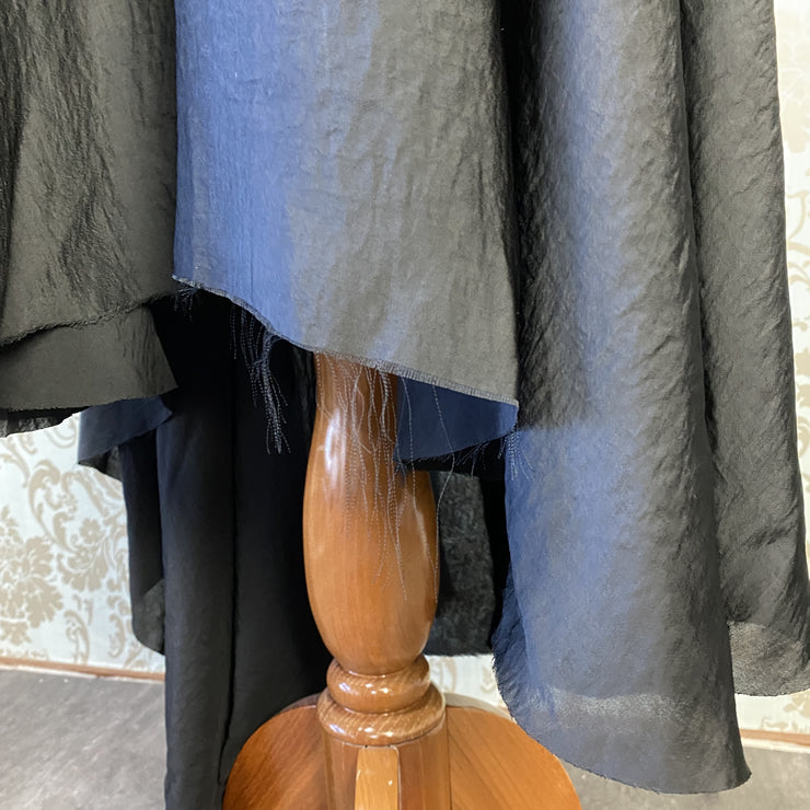 Silk-like asymmetric skirt (SIZE: S-XL)