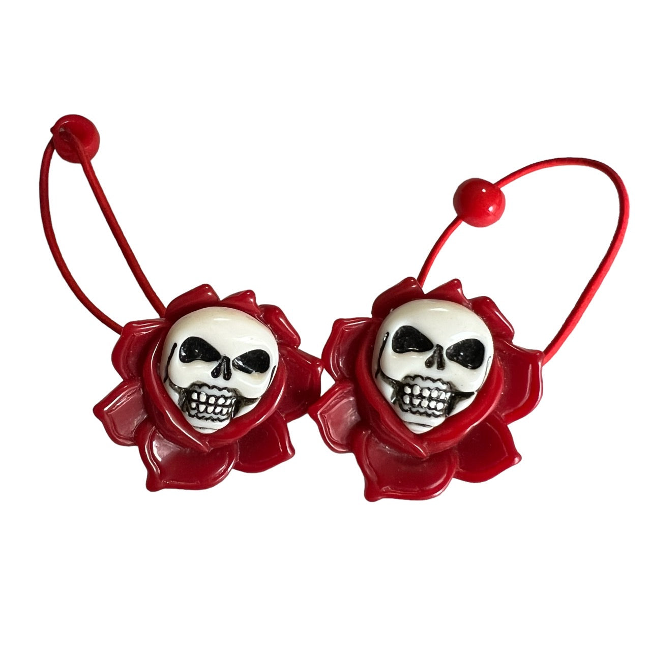 Skull Rose Hair Rubber
