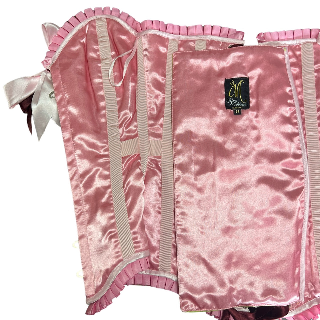 Overbust Corset - CUPCAKE GREEN