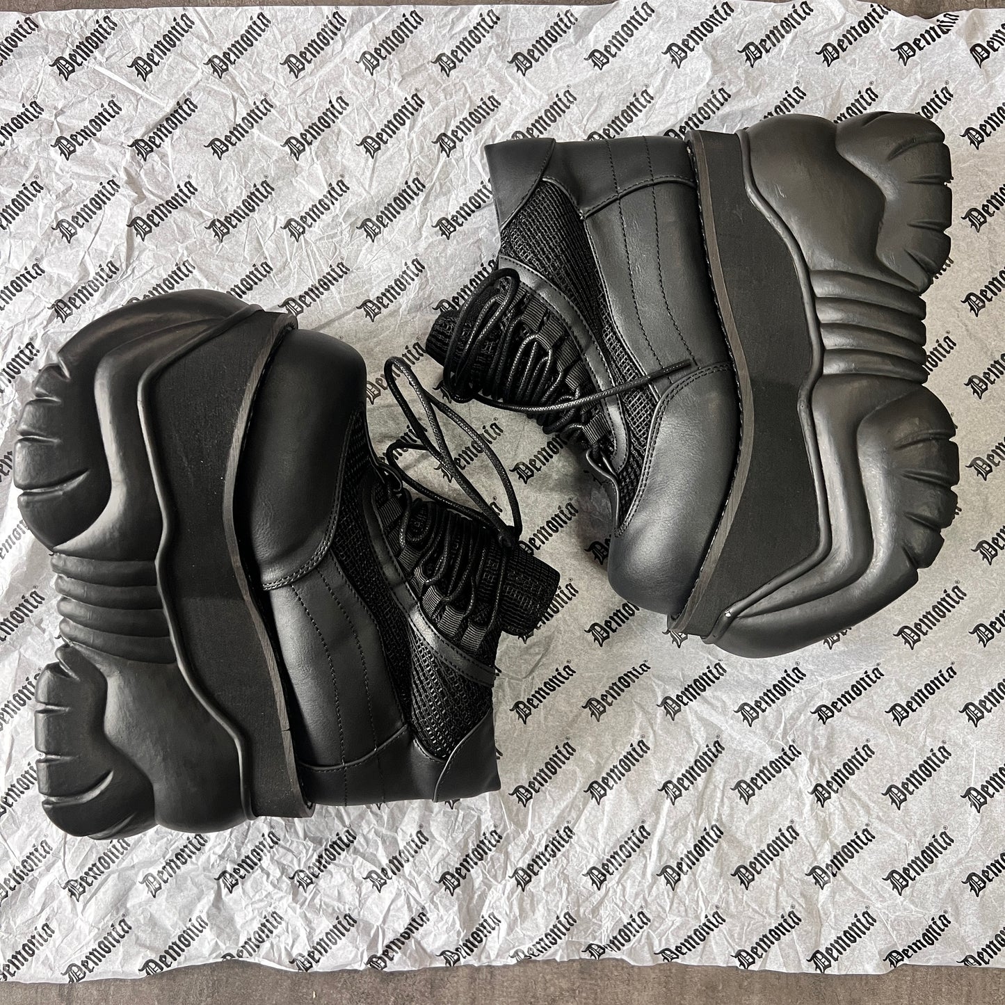 Platform sneakers *BOXER-01/B/PU