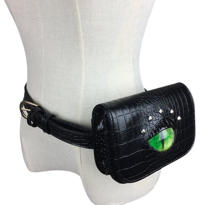 CAT EYE WAIST BAG / GREEN