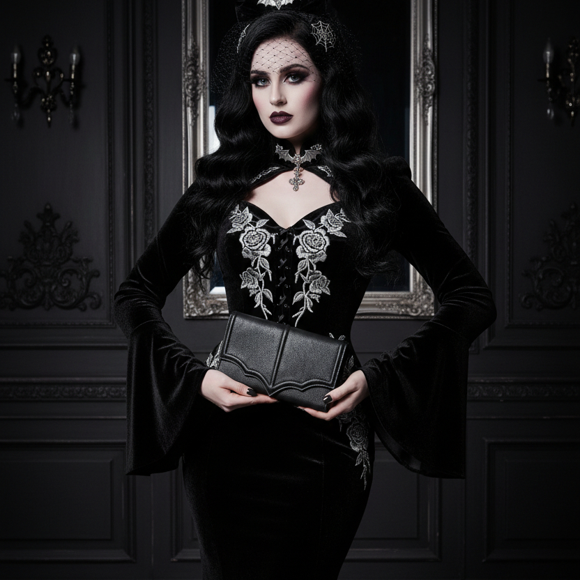 【KILL STAR】Lunar Wings Wallet＊コウモリモチーフウォレット
