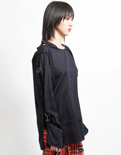 【TRIPP NYC】モスリントップ＊PUNK TOP BLACK(CP7156M)