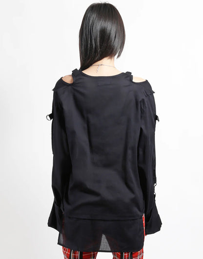 【TRIPP NYC】モスリントップ＊PUNK TOP BLACK(CP7156M)