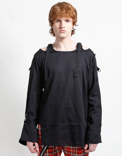 【TRIPP NYC】モスリントップ＊PUNK TOP BLACK(CP7156M)