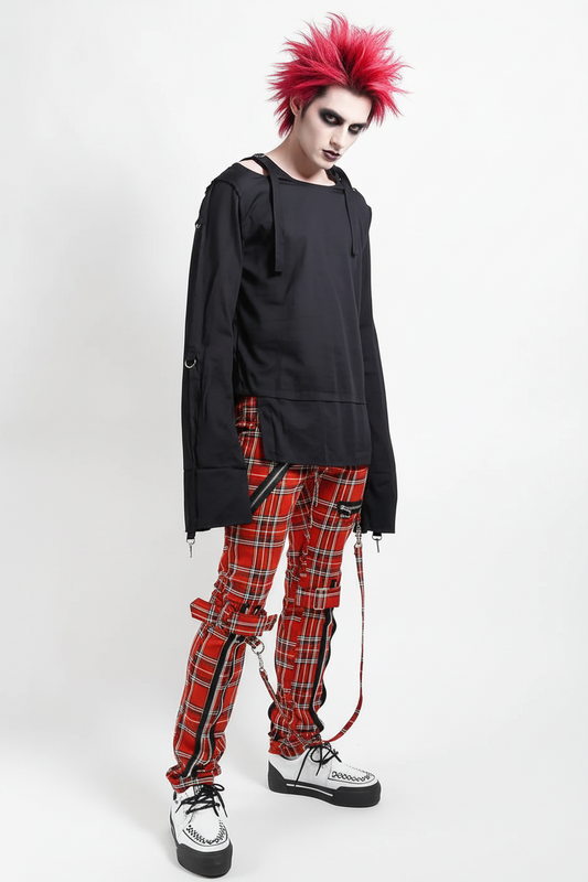 【TRIPP NYC】モスリントップ＊PUNK TOP BLACK(CP7156M)