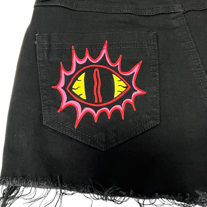 【KILL STAR】ORACLE DENIM SHORTS