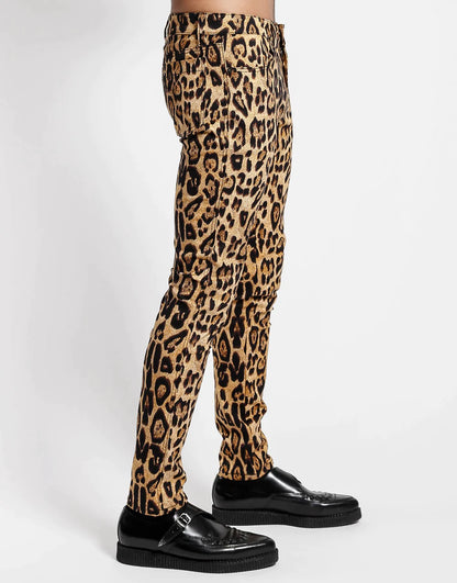 【TRIPP NYC】LEOPARD ROCKER JEAN(IS7374P-036