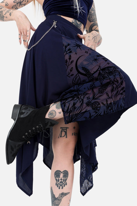 【RESTYLE】スカート＊LUMINARY MIDI SKIRT【取寄】