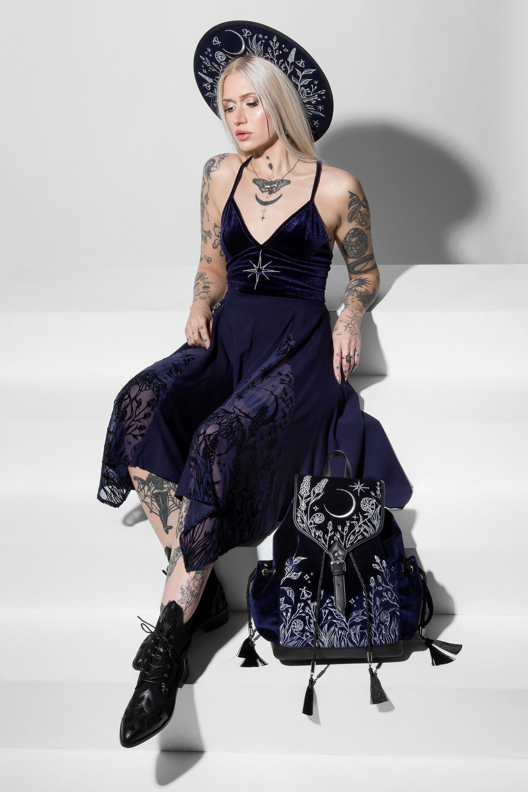 【RESTYLE】スカート＊LUMINARY MIDI SKIRT【取寄】