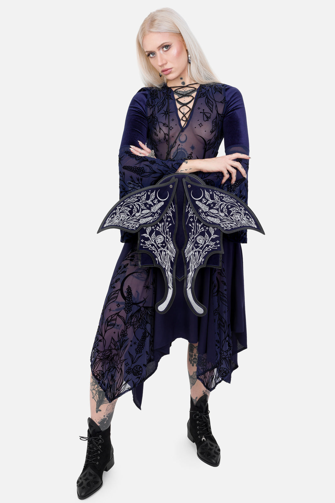 【RESTYLE】スカート＊LUMINARY MIDI SKIRT【取寄】