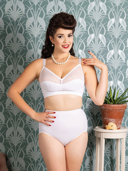 【WHAT KATIE DID】ブラジャー＊Liz White Retro Bra【取寄】