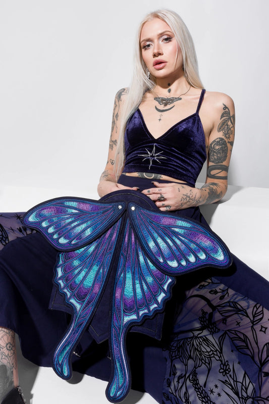 【RESTYLE】バックパック＊SAPPHIRE MOTH BACKPACK【取寄】