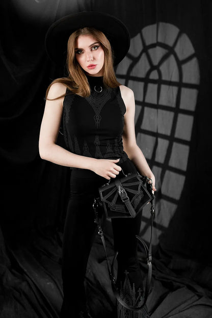 【RESTYLE】トップス＊SINFUL SPIRES O-RING TOP【取寄】