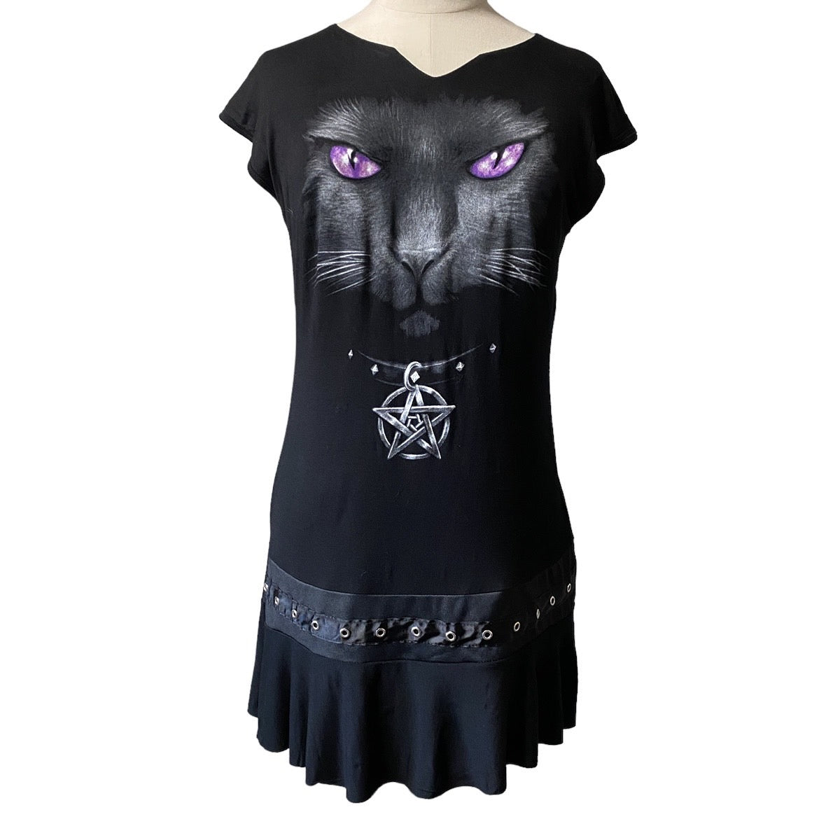 BLACK CAT MINI DRESS