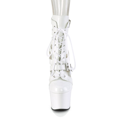【PLEASER】ADORE-1013MST シューズ Wht Pat/Wht【取寄】