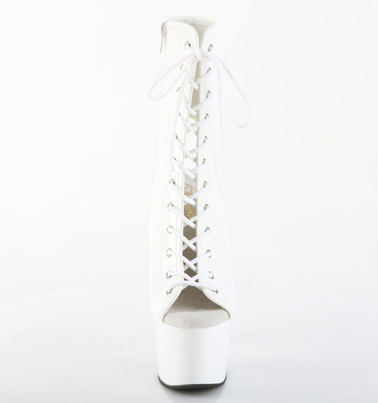 【PLEASER】ADORE-1016 シューズ Wht Pat/Wht【取寄】