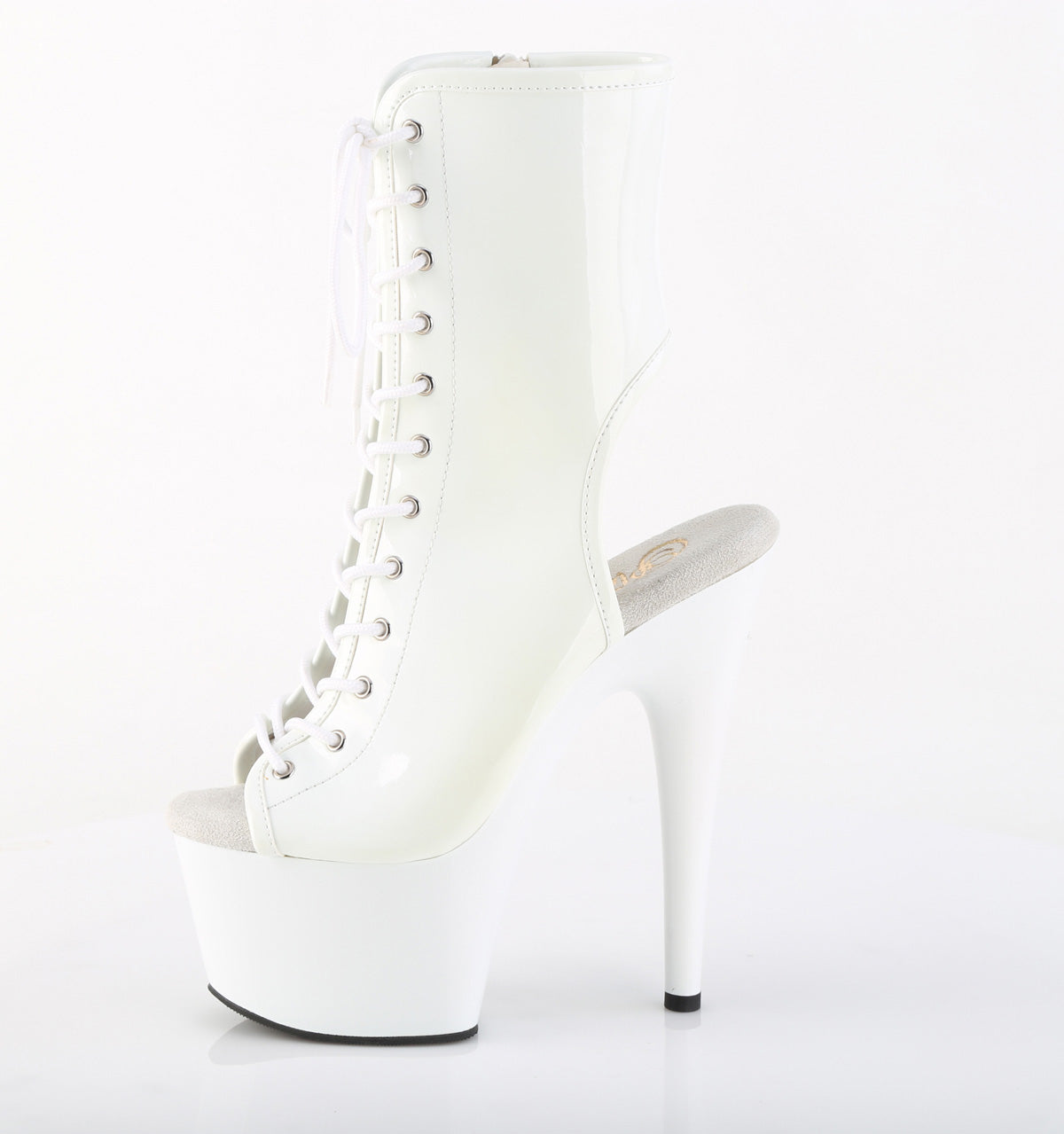 【PLEASER】ADORE-1016 シューズ Wht Pat/Wht【取寄】