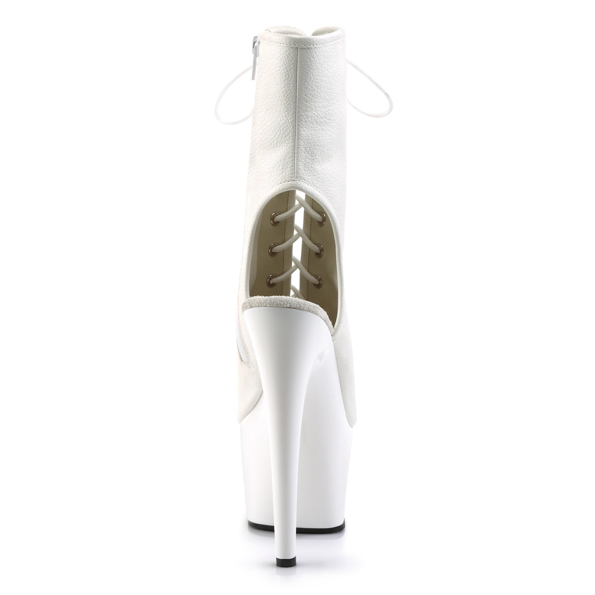 【PLEASER】ADORE-1016 シューズ Wht Faux Leather/Wht【取寄】