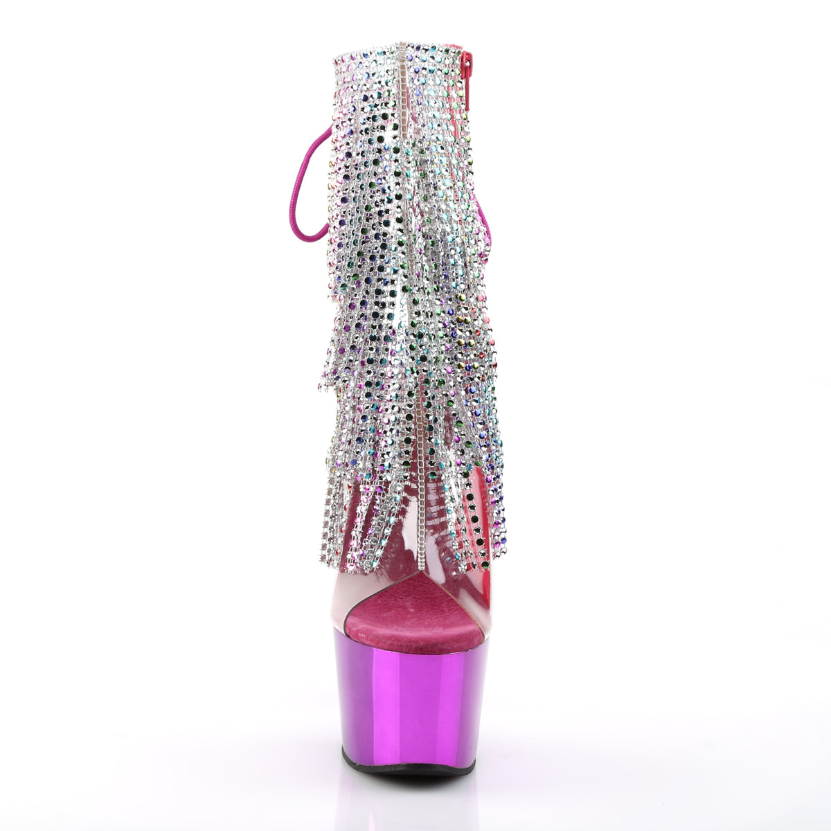 【PLEASER】ADORE-1017RSF シューズ Clr-Multi/Fuchsia Chrome【取寄】