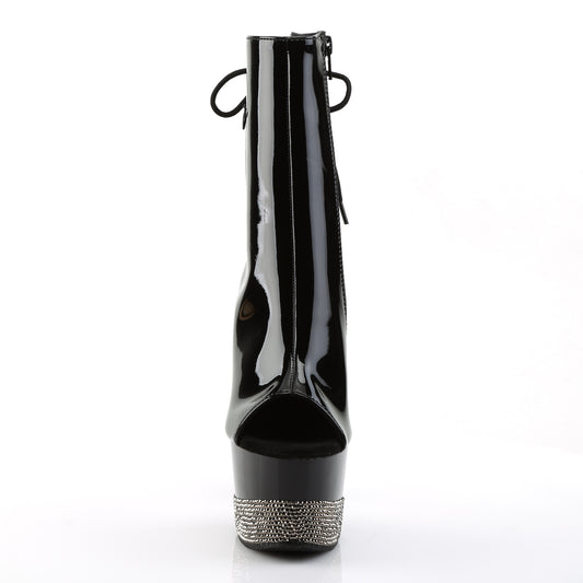 【PLEASER】ADORE-1018-3 シューズ Blk/Blk-Pewter RS【取寄】