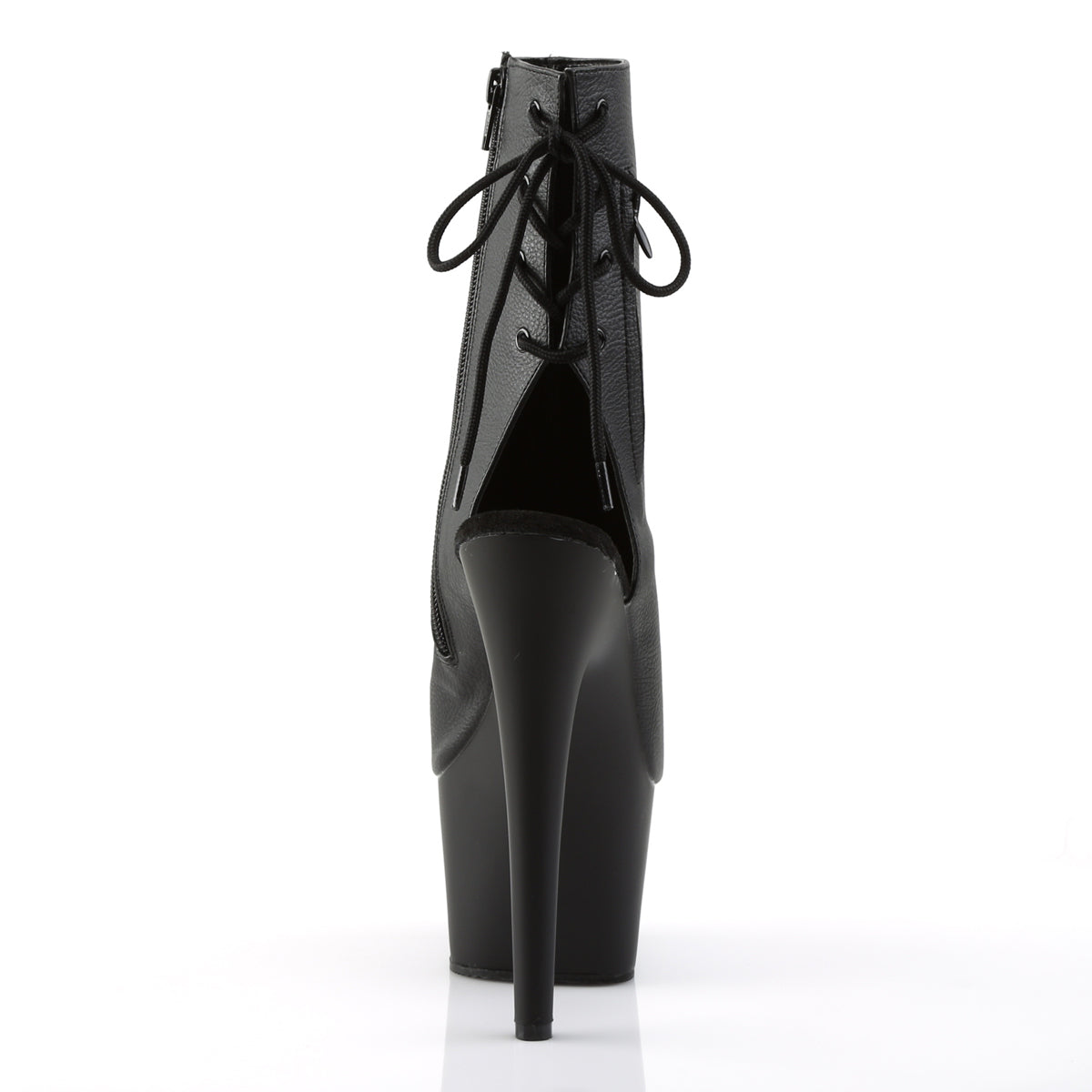 【PLEASER】ADORE-1018 シューズ Blk Faux Leather/Blk Matte【取寄】