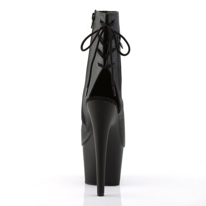 【PLEASER】ADORE-1018 シューズ Blk Faux Leather/Blk Matte【取寄】