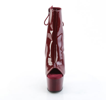 【PLEASER】ADORE-1018 シューズ Burgundy Pat/Burgundy【取寄】