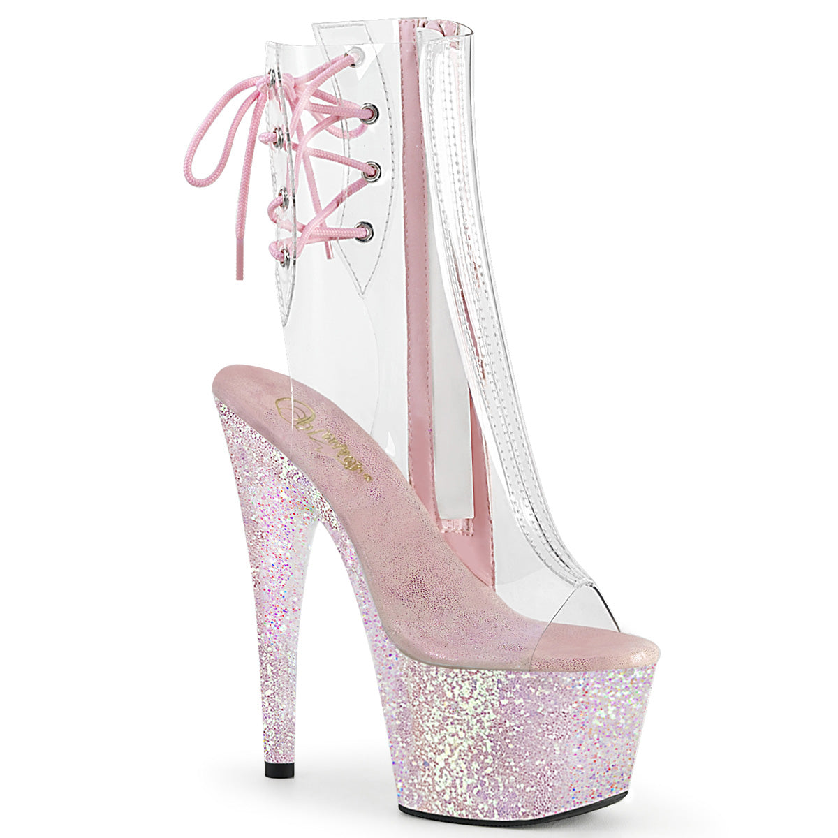 【PLEASER】ADORE-1018C シューズ Clr/Opal Multi Glitter【取寄】
