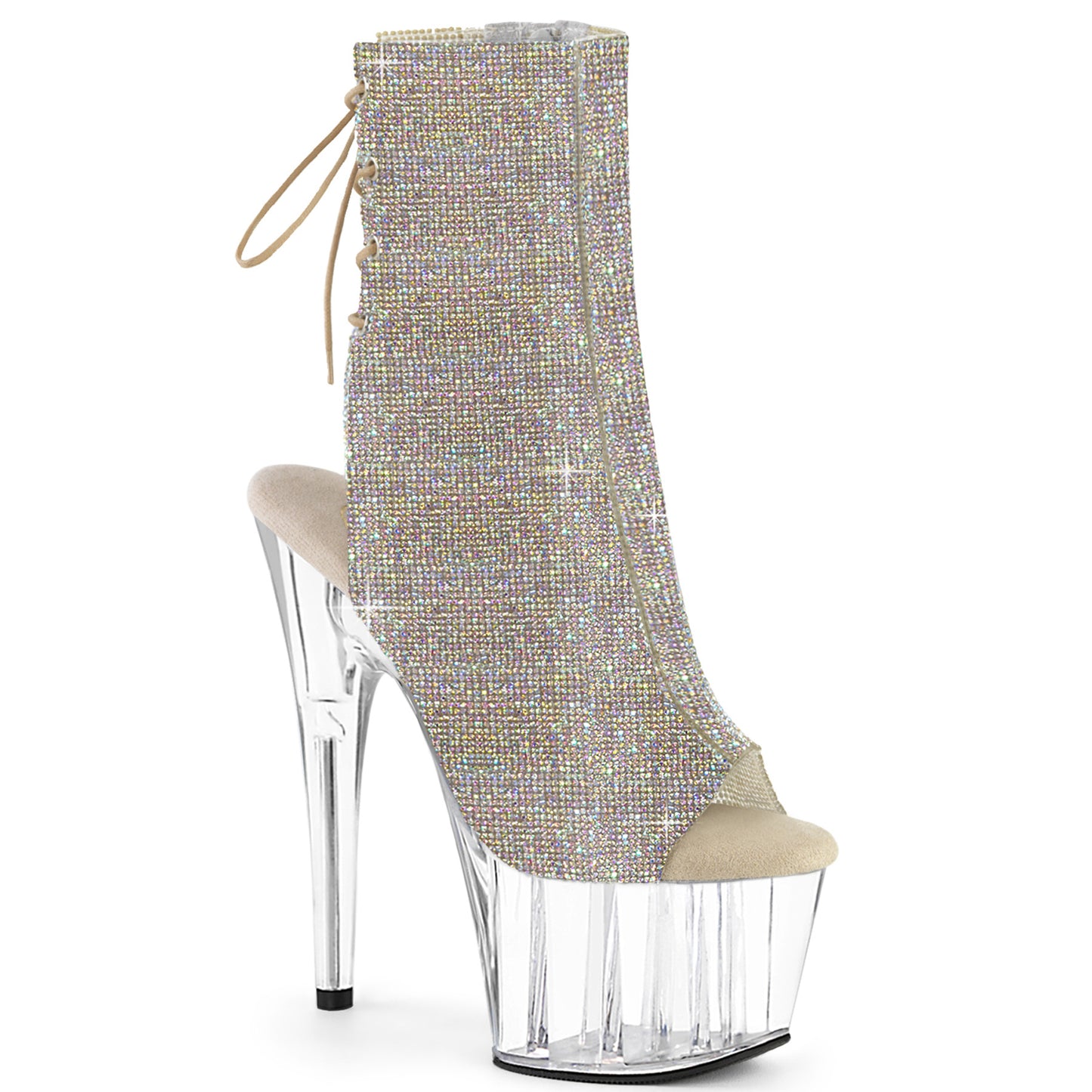 【PLEASER】ADORE-1018C-RS シューズ Slv AB RS-TPU/Clr【取寄】
