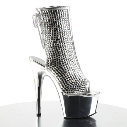 【PLEASER】ADORE-1018DCS シューズ Slv Multi RS/Slv Chrome【取寄】