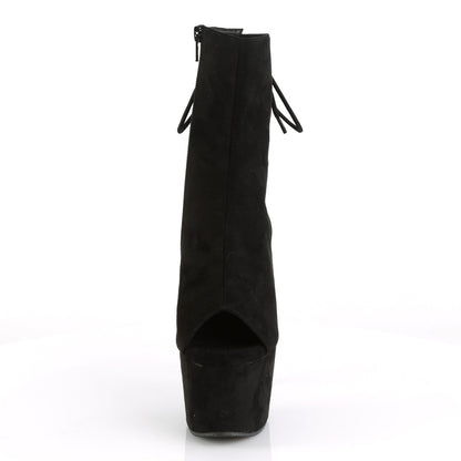 【PLEASER】ADORE-1018FS シューズ Blk Faux Suede/Blk Suede【取寄】