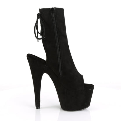 【PLEASER】ADORE-1018FS シューズ Blk Faux Suede/Blk Suede【取寄】
