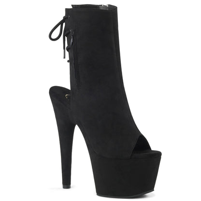 【PLEASER】ADORE-1018FS シューズ Blk Faux Suede/Blk Suede【取寄】