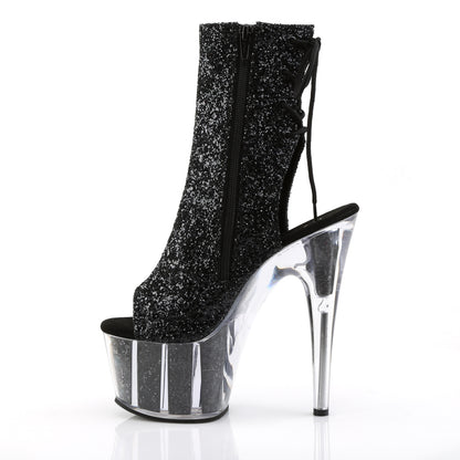 【PLEASER】ADORE-1018G シューズ Blk Glitter/Blk Glitter【取寄】