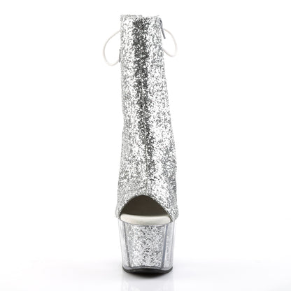 【PLEASER】ADORE-1018G シューズ Slv Glitter/Slv Glitter【取寄】